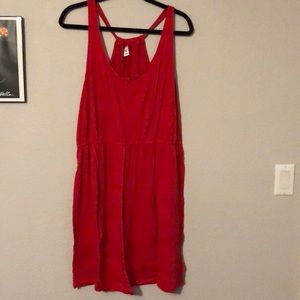 Old Navy red racer back dress